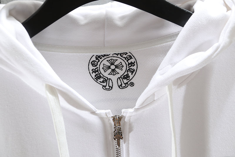 Sweat à capuche zippé Chrome Hearts K5001