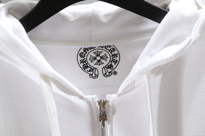 Sweat à capuche zippé Chrome Hearts K5001