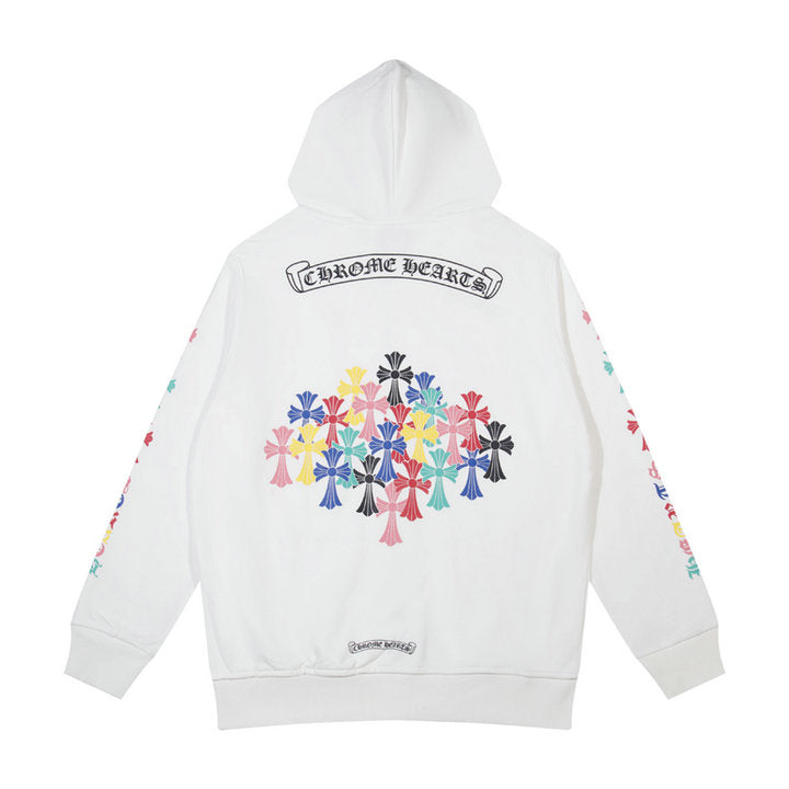 Sweat à capuche zippé Chrome Hearts K5015