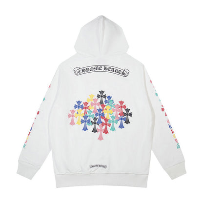 Sweat à capuche zippé Chrome Hearts K5015