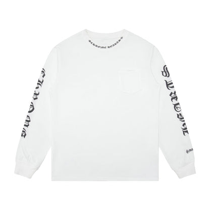 Sweat-shirt homme à manches longues Chrome Hearts K9011