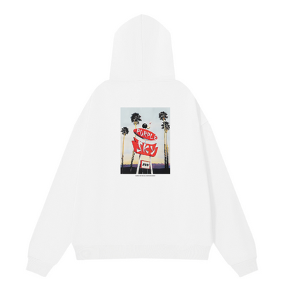 Nouveau Sweat à Capuche Violet 998