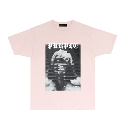 Nouveau T-shirt violet PUR120#