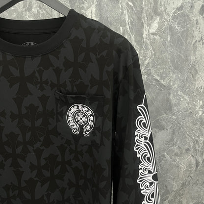 Chrome Hearts Homme T-shirt à manches longues Sweat-shirt K9019