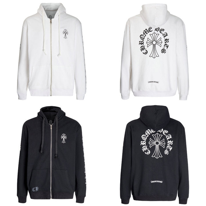 Chrome Hearts sweat à capuche zippé K5007