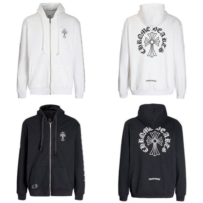 Chrome Hearts sweat à capuche zippé K5007