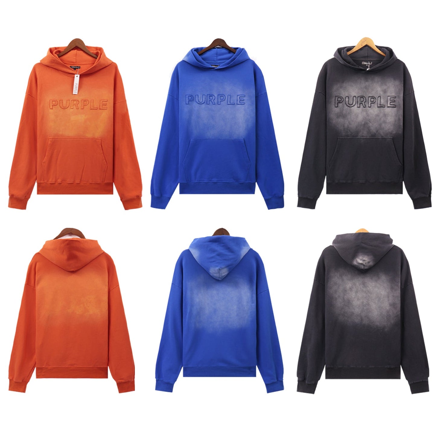 Nouveau sweat à capuche violet 5967