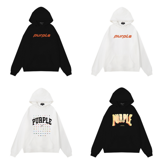 Nouveau sweat à capuche violet 989