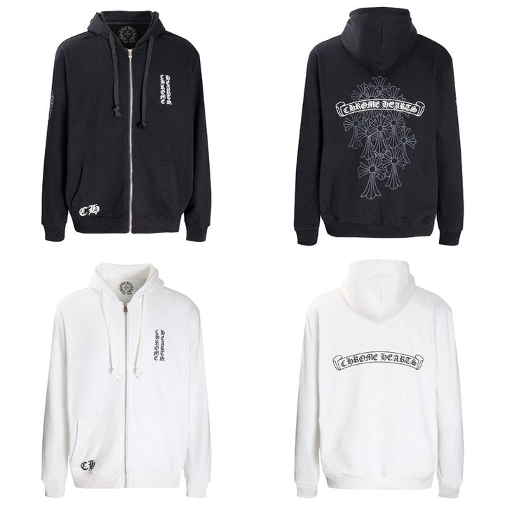 Chrome Hearts Sweat à capuche zippé K5006