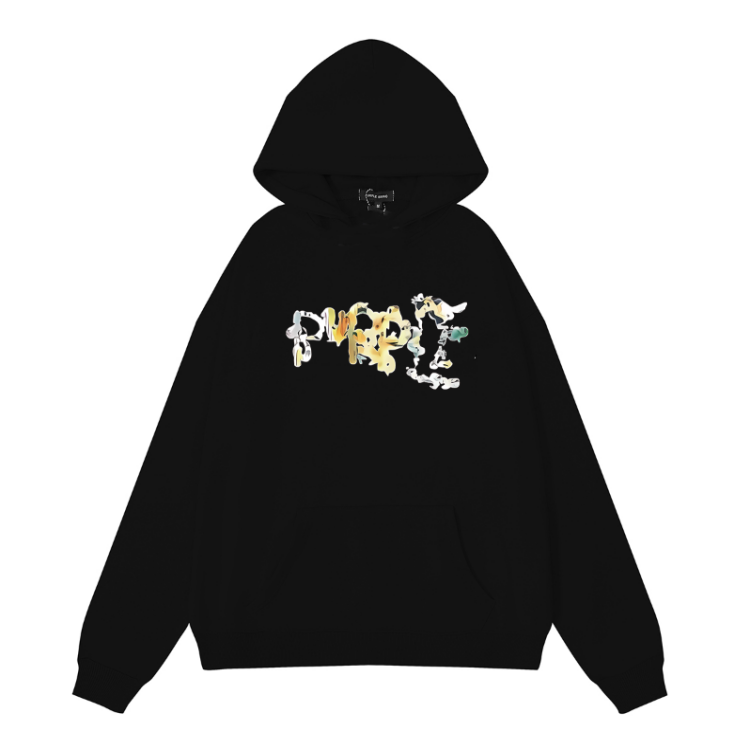 Nouveau sweat à capuche violet 990