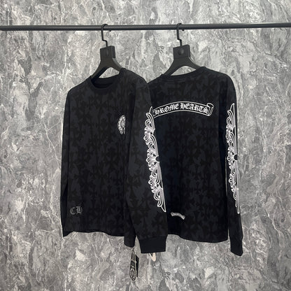 Chrome Hearts Homme T-shirt à manches longues Sweat-shirt K9019