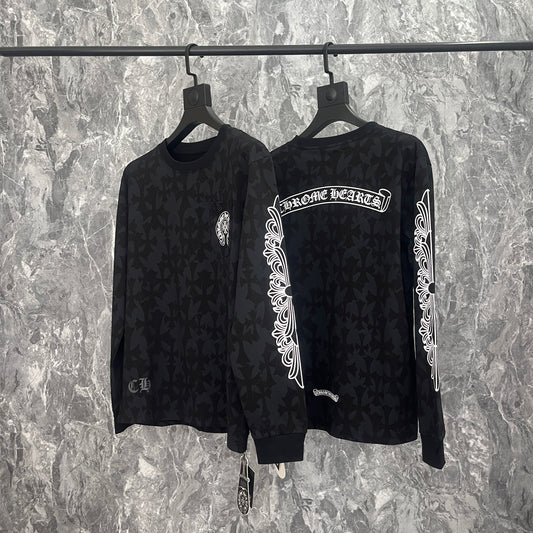 Chrome Hearts Homme T-shirt à manches longues Sweat-shirt K9019