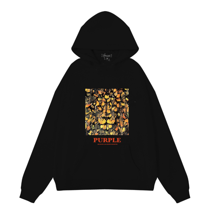 Nouveau Sweat à Capuche Violet 998