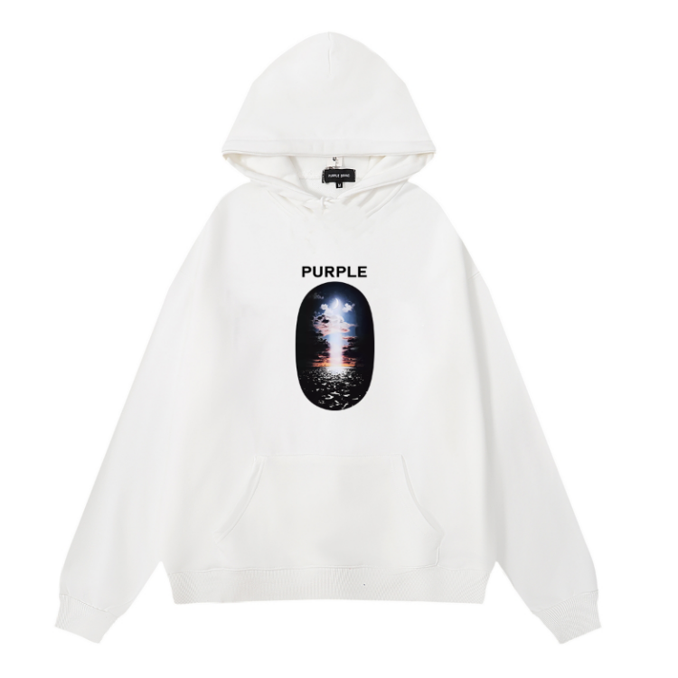 Nouveau sweat à capuche violet 999