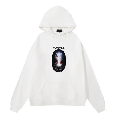 Nouveau sweat à capuche violet 999