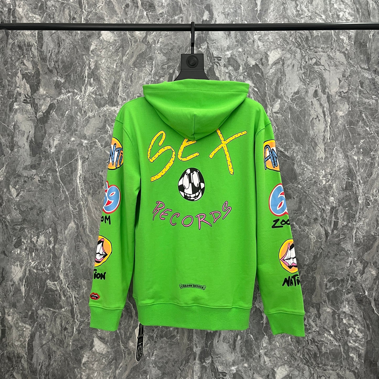 Sweat à capuche Chrome Hearts K7041