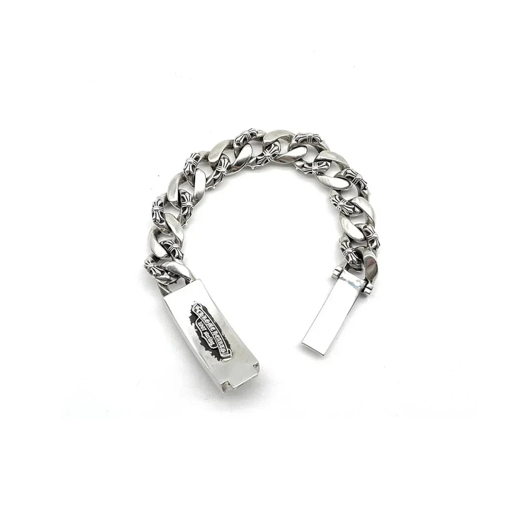 Bracelet Chrome Hearts DAGGER ID FANCY LINK CLIP -9