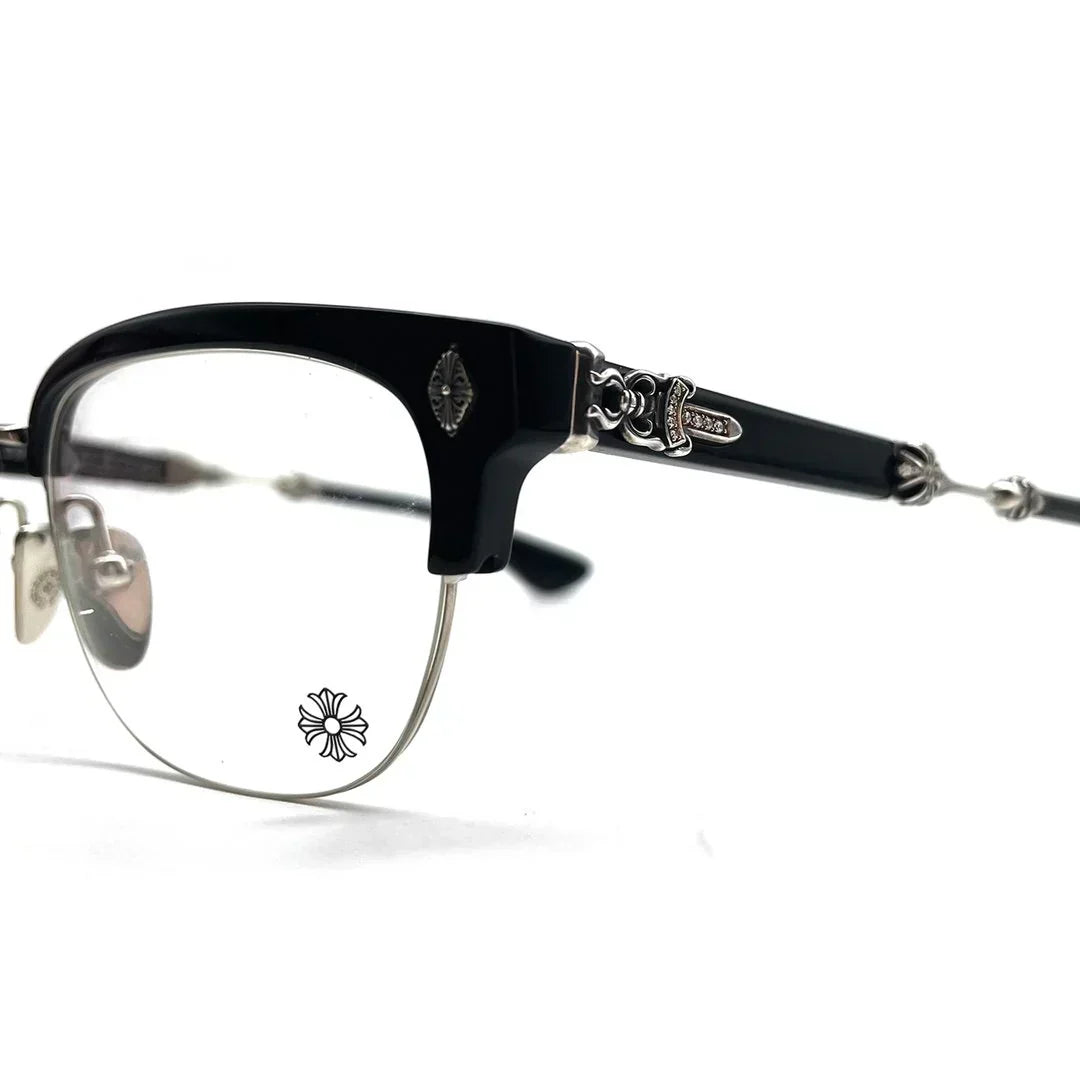 Lunettes Chrome Hearts Evagilist Diamond BK/SS