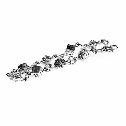 Bracelet Chrome Hearts DÉS ET BOULE CROISÉE -4