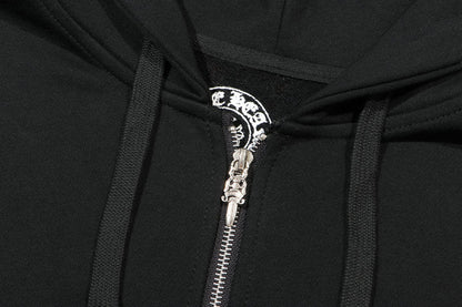 Sweat à capuche zippé Chrome Hearts K5015