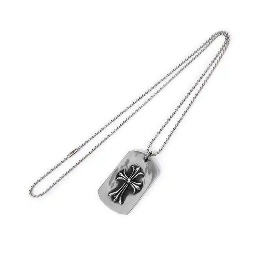 Chrome Hearts TINY CH CROSS CUTOUT PLAQUE MILITAIRE