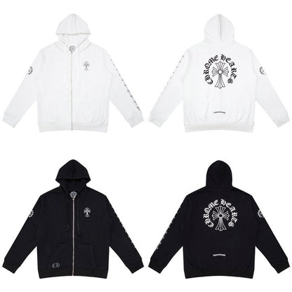 Chrome Hearts sweat à capuche zippé K5007