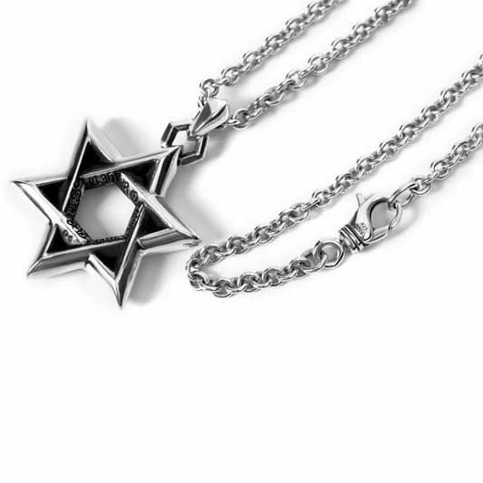Chrome Hearts Pendentif étoile de David large