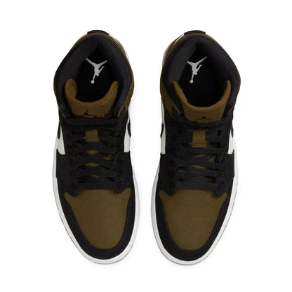 Air Jordan 1 Mid 'Olive Toe'