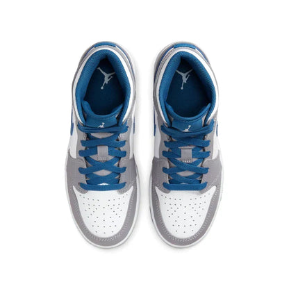 Air Jordan 1 Mid 'True Blue Cement'
