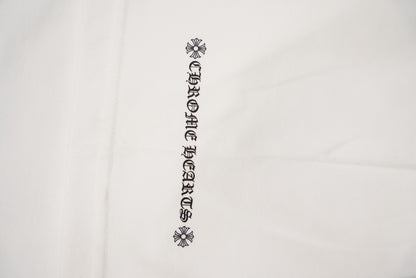 T-shirt côtelé à manches courtes personnalisé Chrome Hearts KT32