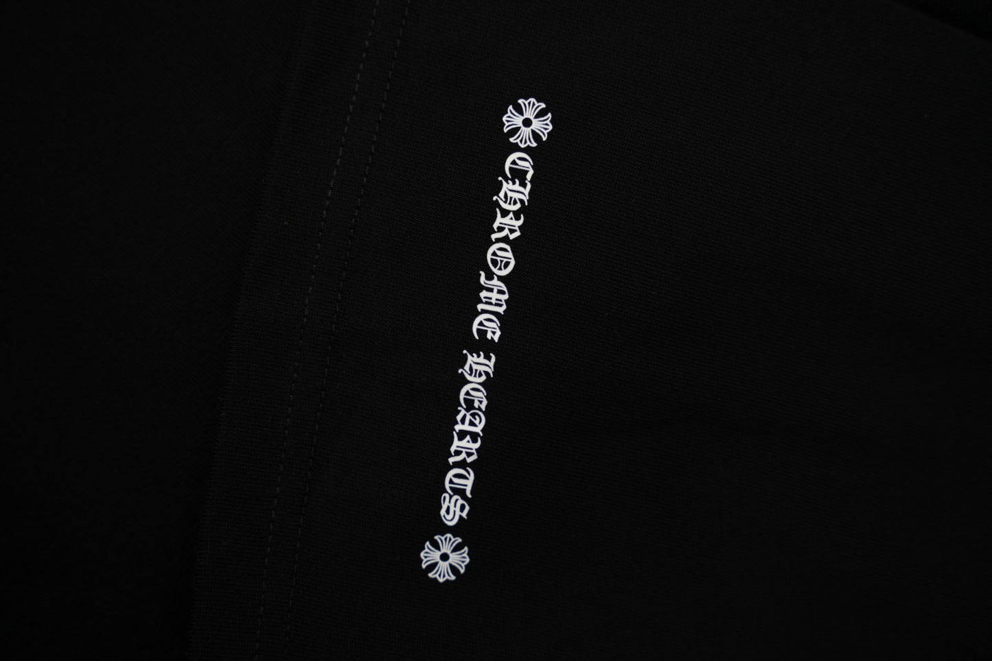 T-shirt côtelé à manches courtes personnalisé Chrome Hearts KT32