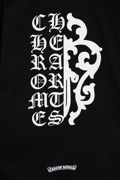 T-shirt côtelé à manches courtes personnalisé Chrome Hearts KT32