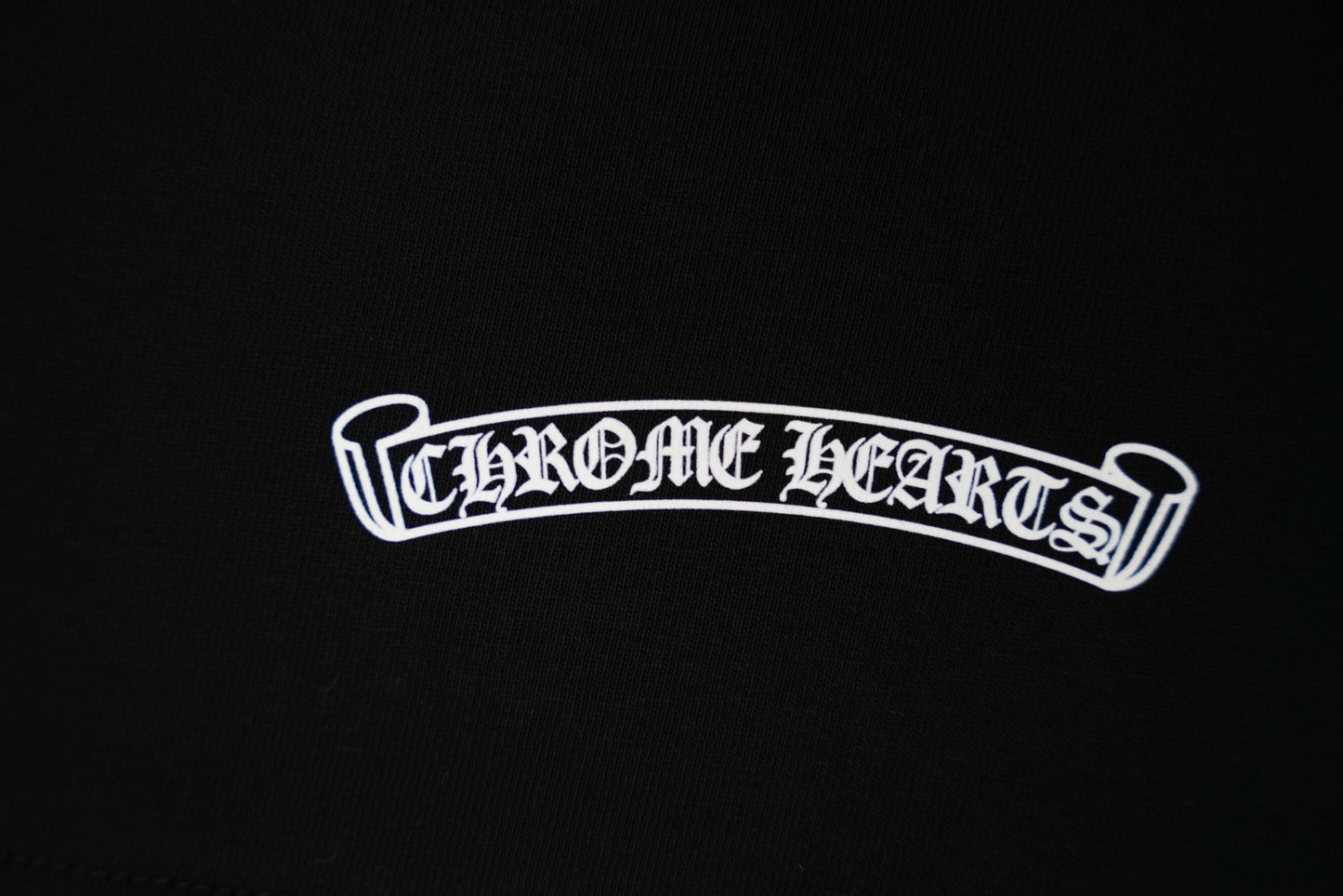T-shirt côtelé à manches courtes personnalisé Chrome Hearts KT32