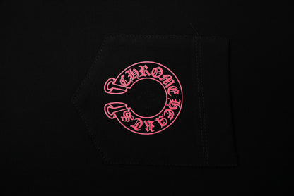 T-shirt à manches courtes Chrome Hearts imprimé lettres sanskrites KT36