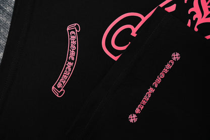 T-shirt à manches courtes Chrome Hearts imprimé lettres sanskrites KT36